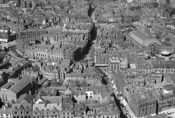 Iron Gate and environs, Derby, 1921 England OLD PHOTO