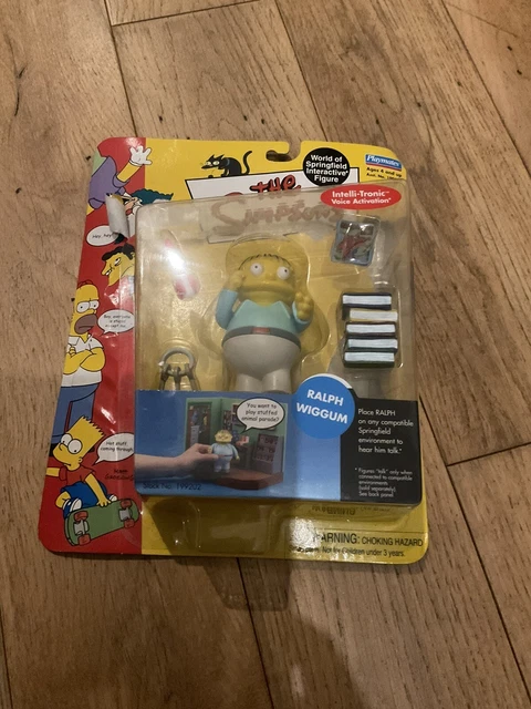 Simpsons Ralph Figure SIMPSONS RALPH WIGGUM Vintage Figure Boxed Playmates World Of ...