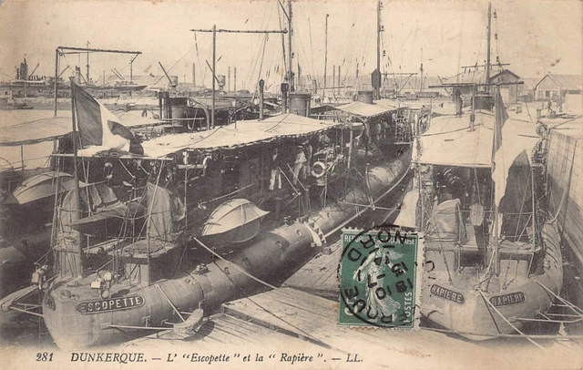 Carte Postale Ancienne Dept 59 Nord - Dunkerque l' Escopette et la Rapière