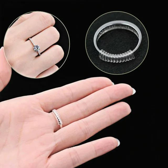 Tighteners Invisible Ring Size Adjuster Set Reducer Pad Resizing Jewelry Tool