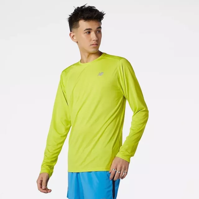 New Balance Accelerate Running Top Herren groß gelb atmungsaktiv Training Training