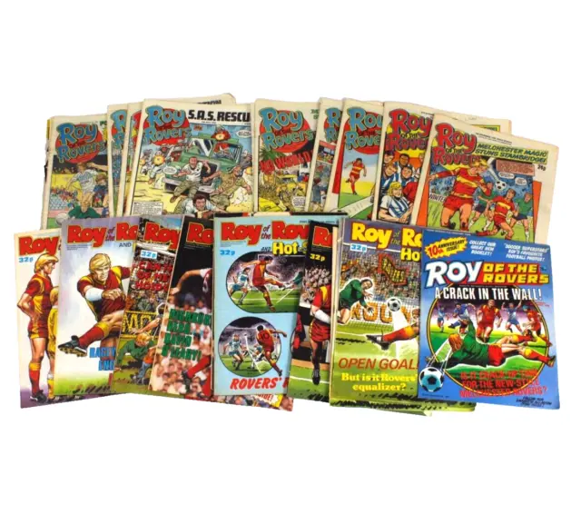 Vintage Roys of the Rovers Comics Magazines 30 x Bundle Collection 1985-89