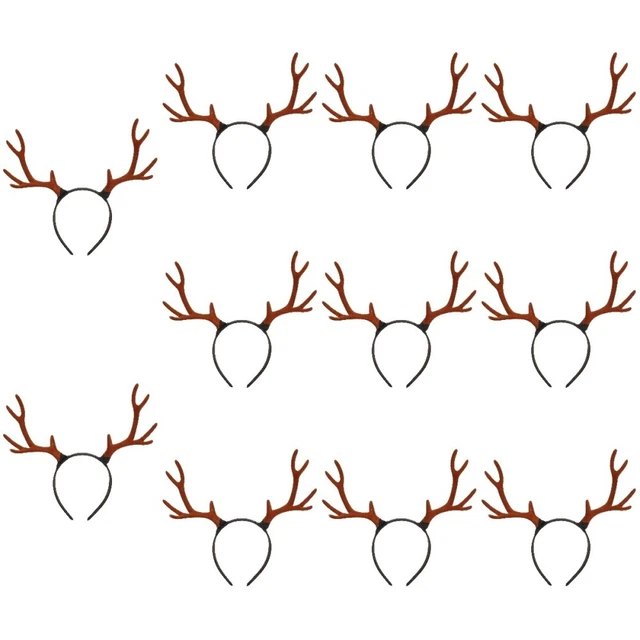 11x Disfraz de Navidad Tocados Navidad Famareras