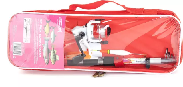 Corofish Ragazza Set Pesca Completo Canna da Con Ruolo e Accessori Fucsia Donne