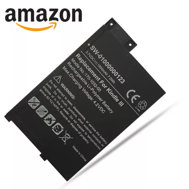 Genuine D00901 Amazon Kindle 3 Keyboard Battery 170-1032-01 GP-S10-346392-0100