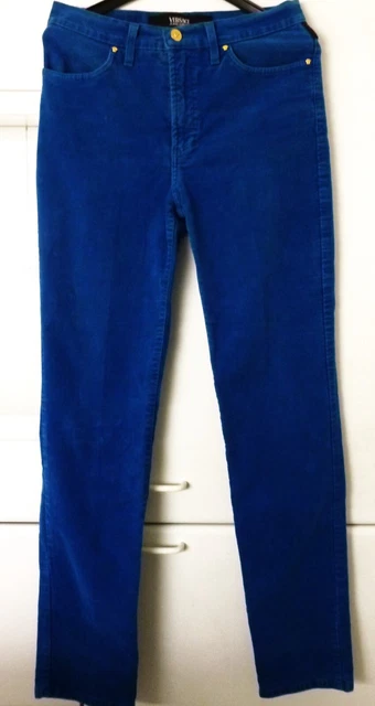 Pantalon Droit Femme Tim Coppens - 98% Laine, Taille L, Bleu, Neuf Avec étiquettes