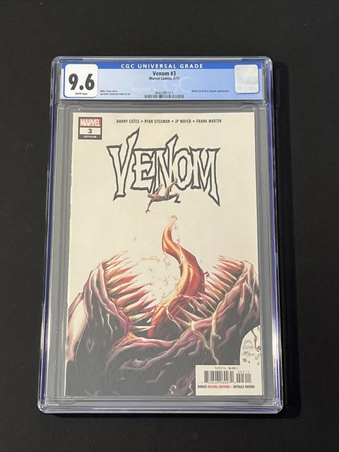 VENOM #3 (MARVEL 2018) 1st KNULL CGC GRADED 9.6 NM+ Donny Cates