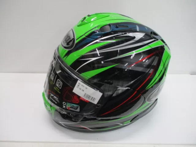 Arai RX-7X Corsair-X RX-7V Full face helmet RADICAL GREEN round oval Size-M New