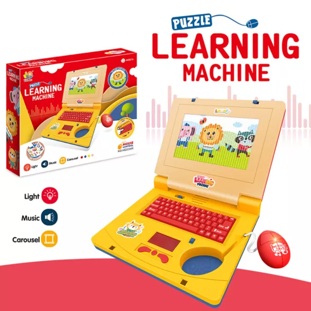 Simulation Laptop English Learning Toys Music Computer Kids Educational Toy Gift