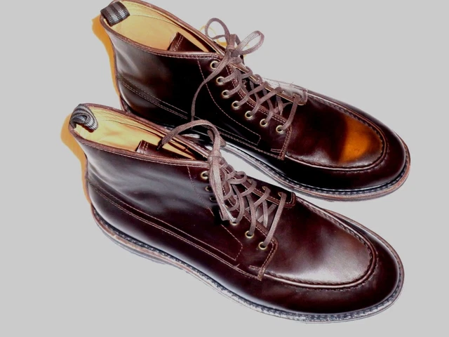 COLE HAAN & Todd Snyder Moc Toe Bryling Boots ~~ Men display picture 1