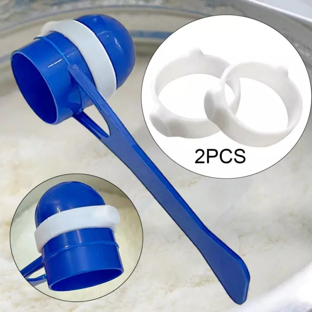 2x Baby Feeding Powder Spoon Accessory Silicone Milk Powder Spoon Holder