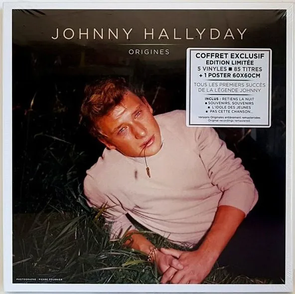 Coffret 5 Lp Johnny Hallyday - Origines - Sous Blister - Voir Descriptif