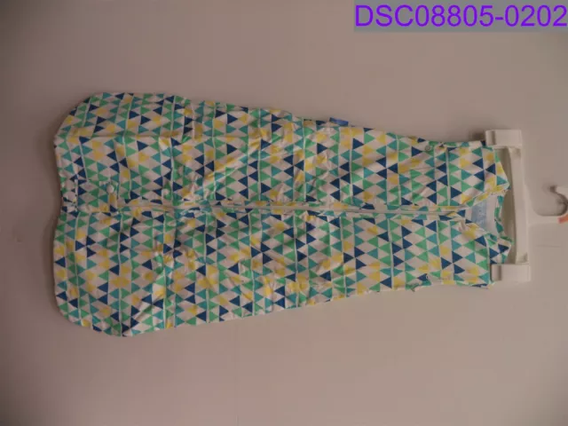 GroBag The Original Baby Sleep Bag Blue Green Yellow Triangle 0-6 Months