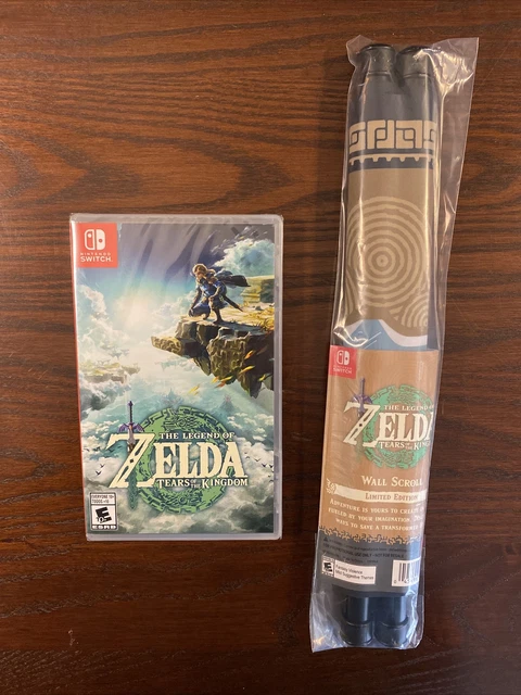 The Legend Of Zelda: Tears Of The Kingdom - Nintendo Switch + Gold Wall ...