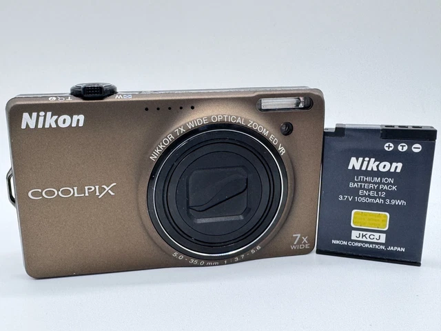 Nikon COOLPIX S6000 ブラウン NIKON COOLPIX S6000 Digital Camera, 14MP, 12x Optical Zoom