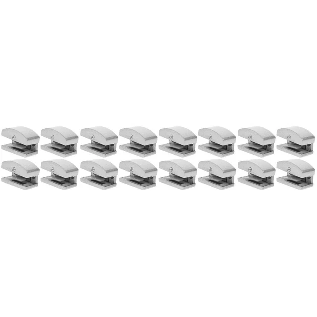 glass shower door guide bottom 16 pièces Ajustable guide de porte de douche guid