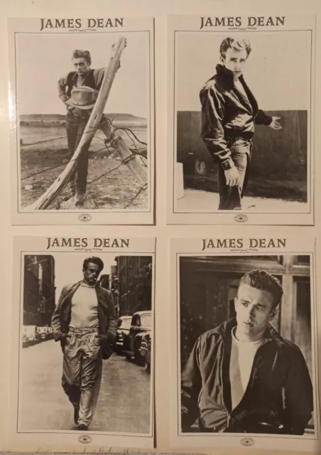 4 carte postale postcard James Dean