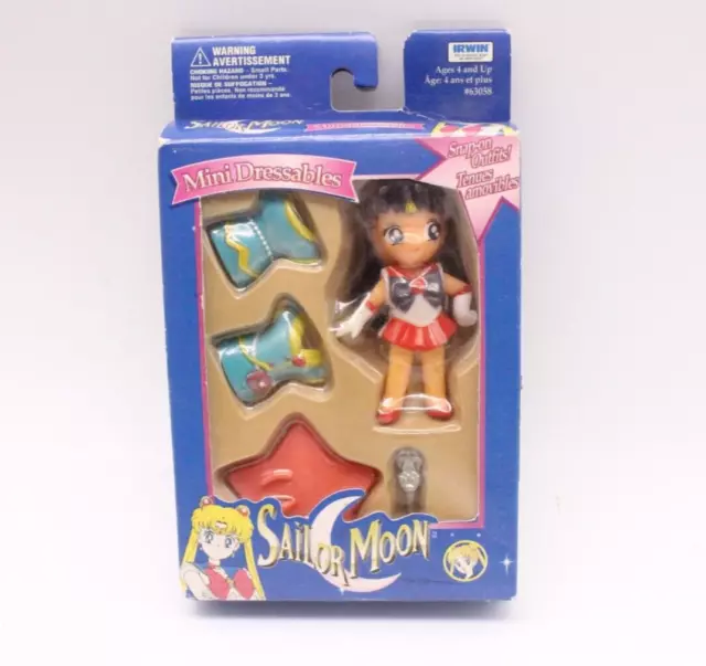 Sailor Mars Moon Mini Dressables Anime Action Figur 8cm Irwin 1997 NEU mit OVP