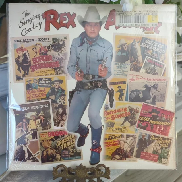 Rex Allen Jr – The Singing Cowboy Vinyl LP Record Album BSK-3671 VG+, Free Ship!