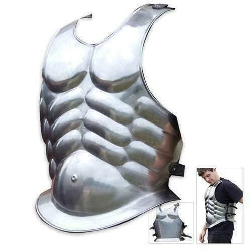 Armure médiévale en acier en cuirass, costume de GN Cosplay