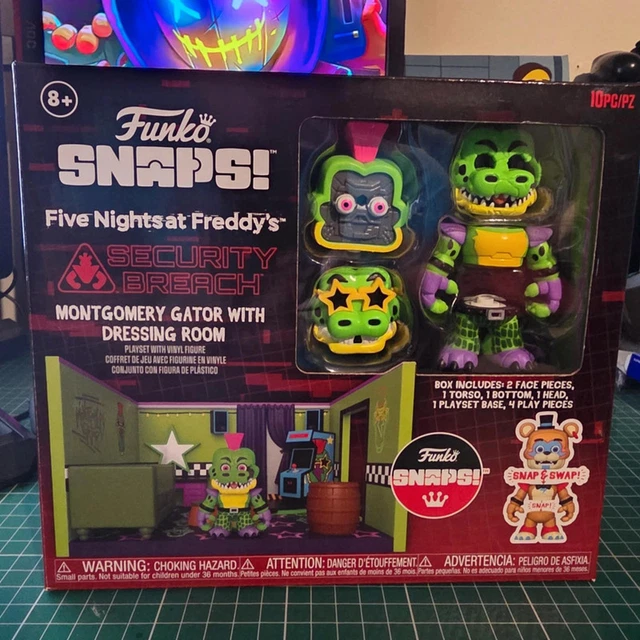 Insegna Al Neon Five Nights At Freddy's Montgomery Gator – Luce LED Dimmerabile USB, 23x37,8 Cm Per Camera Da Letto E Gameroom