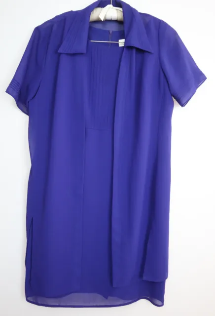 Women's Purple Sheath Dress & Top/Jacket Set - Studio I - Size 12