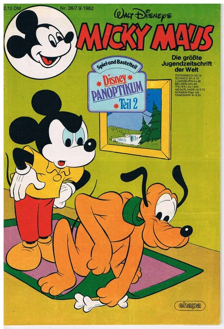 Ehapa - Micky Maus - Band 36 - Ausgabe 1982 - mit Schnipp und Beilage - M0572