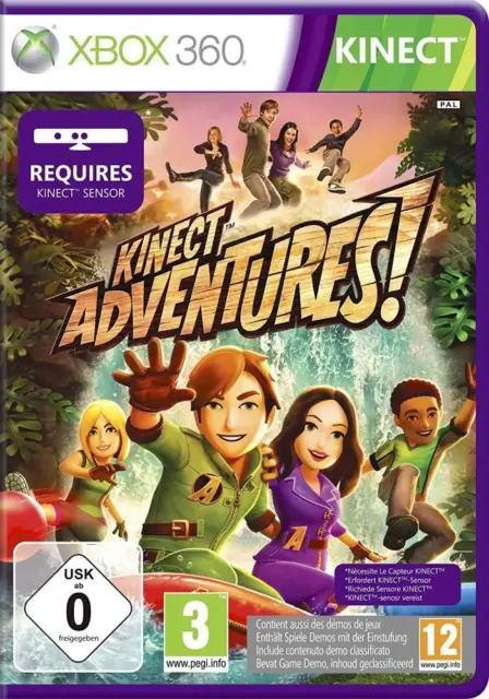 Kinect Adventures! (Microsoft Xbox 360 2011) Video Game Reuse Reduce Recycle