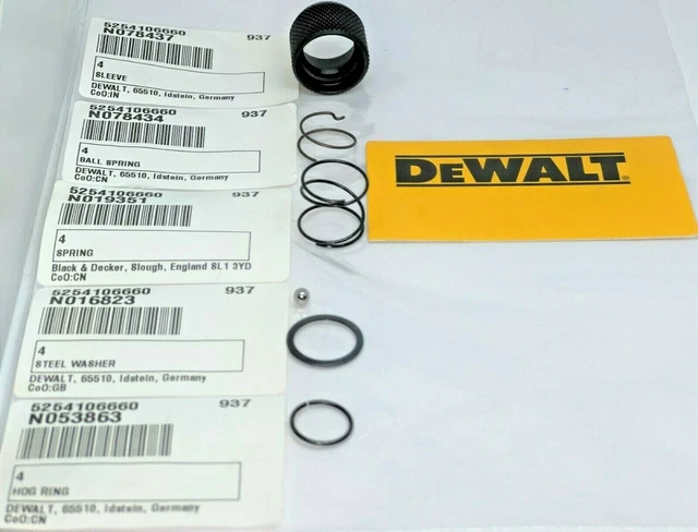 DEWALT IMPACT DRIVER Bit Holder Chuck Repair Kit DCF835M2 DCF836 DCF885 DCF885C2 12.99 PicClick UK