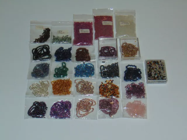 Miyuki 8/0 Seed Bead Variety Vintage Lot of 26 Packs 243 Grams NOS