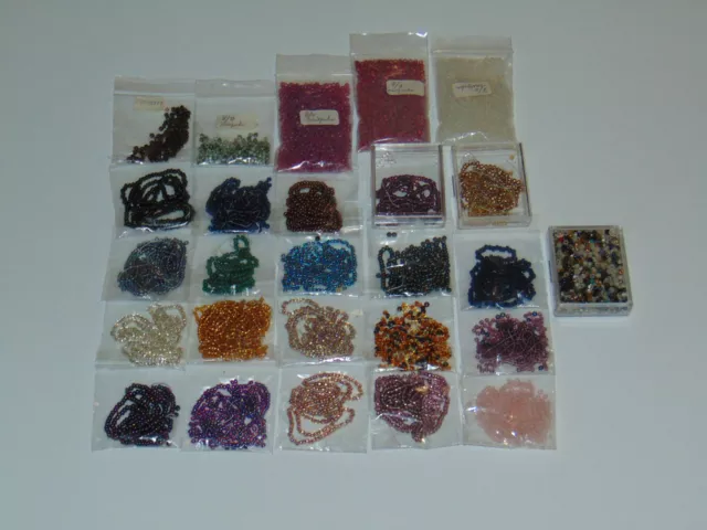 Miyuki 8/0 Seed Bead Variety Vintage Lot of 26 Packs 243 Grams NOS Miyuki 8/0 Seed Bead Variety Vintage Lot of 26 Packs 243 Grams NOS