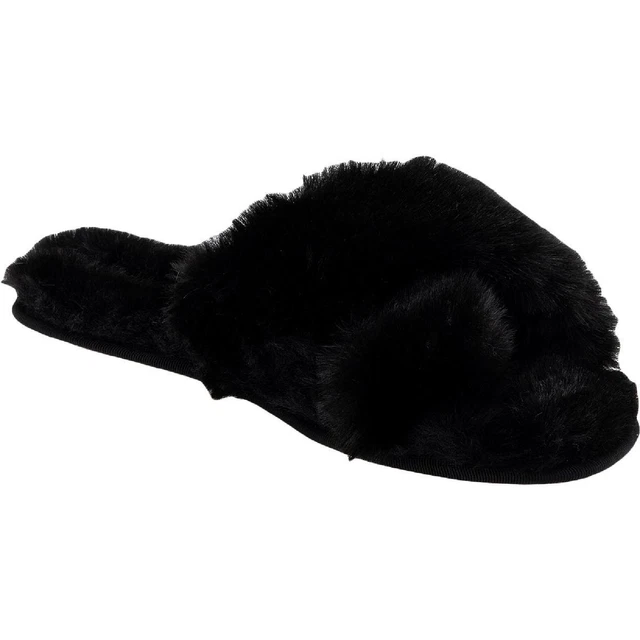 Dolce Vita Womens Pillar Black Slide Slippers Shoes 8 Medium (B,M)  1924