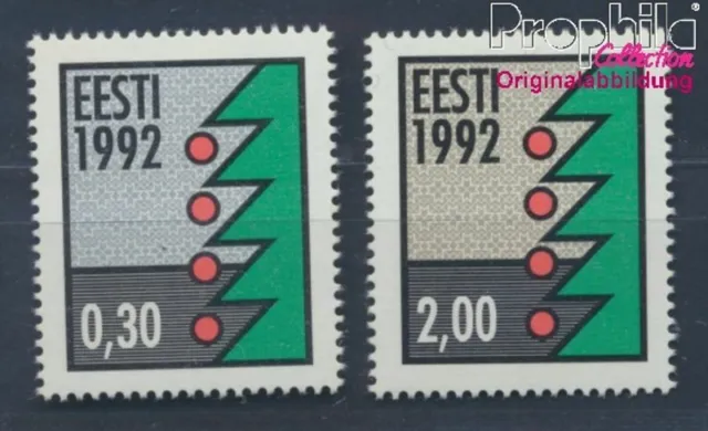 Estonia 195y-196y fluorescentes Paper MNH 1992 christmas (8470469