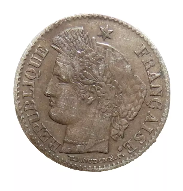20 centimes argent Cérès 1850 A