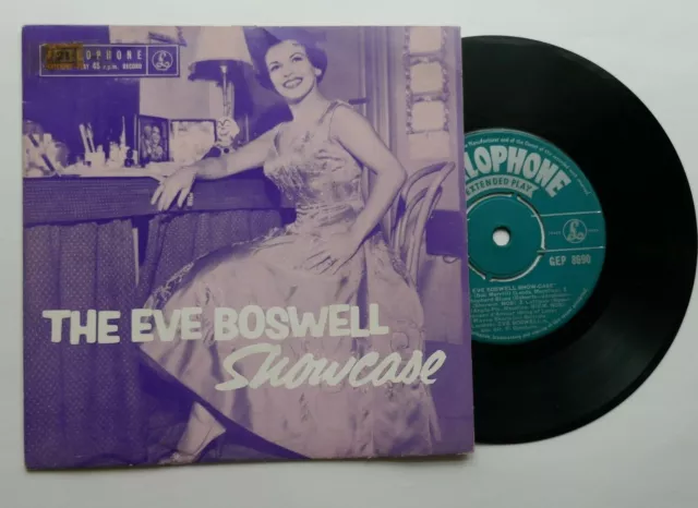 Eve Boswell Ep ' Showcase ' 1958 Parlophone P/S Excellent !