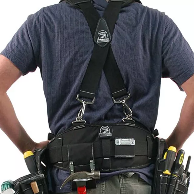 Gatorback B140+B606, Carpenters Tool Belt & Suspenders Combo. Sizes (S - 3XL)