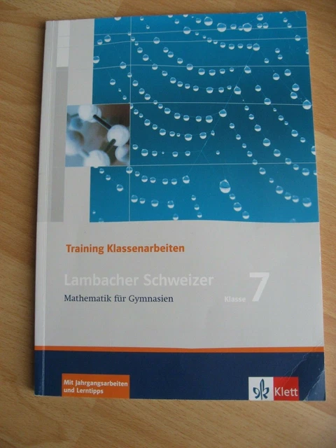 Lambacher Schweizer 7 Lösungen Baden Württemberg Pdf LAMBACHER SCHWEIZER 7 Training Klassenarbeiten +LÖSUNGEN Mathematik Gym