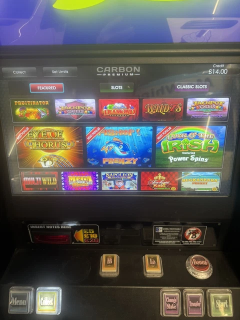 Machine à Sous Neuve Wazdan Vegas BlackHorse - 45 Jeux, Jackpot £100, Garantie 1 An