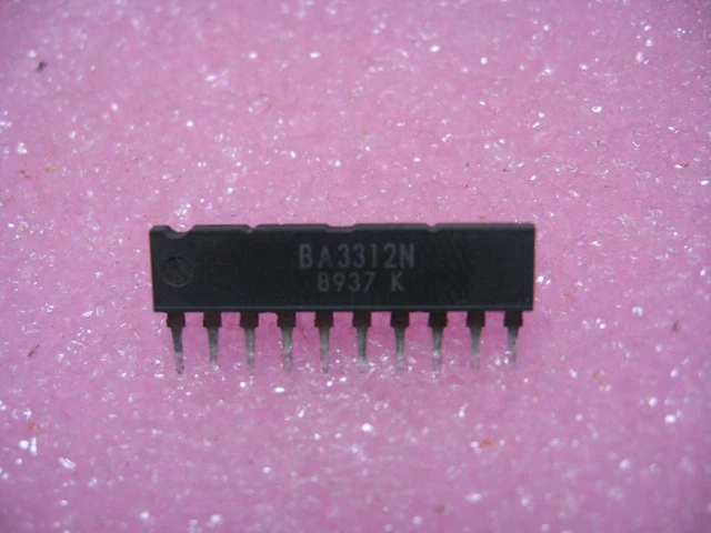 Circuit Intégré BA4558 - Amplificateur Opérationnel Double (DIP8) - Neuf