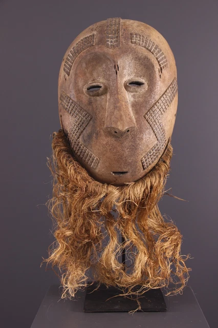 Masque Tribal Africain Ancien 'WE' - Bois, Origine Côte D'Ivoire (RCI) - Période Années 1950-60 - Objet Authentique
