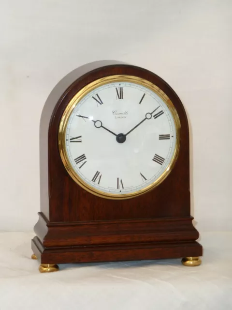 Superb Comitti cf London Mahogany Mantel Mantle clock