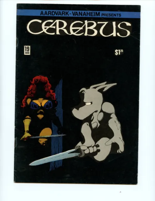 Cerebus #19 Comic Book 1980 FN She-Devil Red Sophia Aardvark Comics
