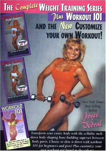 Joyce Vedral DVD Complete Weight Training Series + Workout 101 - RARE Region 1