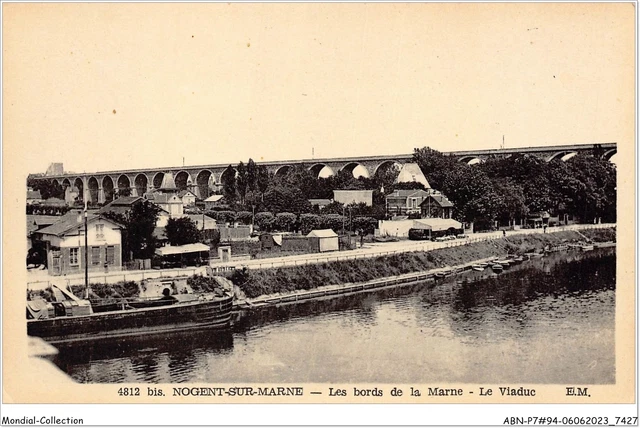 ABNP7-94-0642 - NOGENT-SUR-MARNE - les bords de la marne - le viaduc