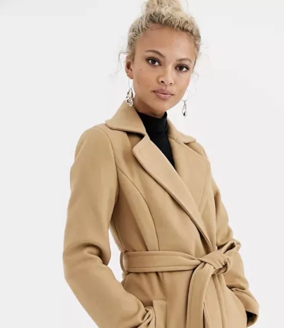 Lipsy grey on sale wrap coat