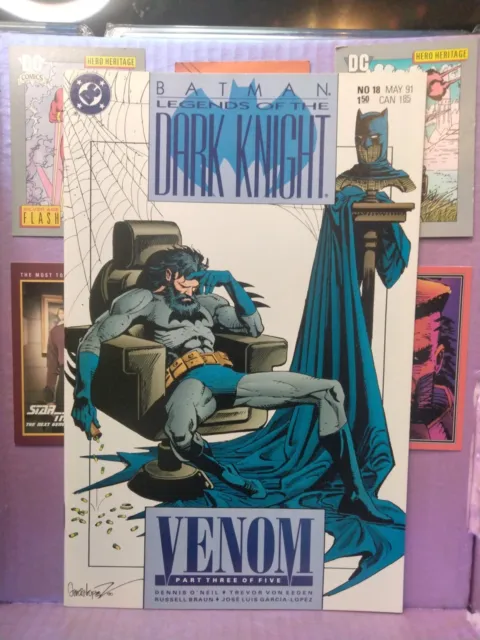 BATMAN LEGENDS OF THE DARK KNIGHT #18 (1991) DC COMICS VENOM 3 of 5