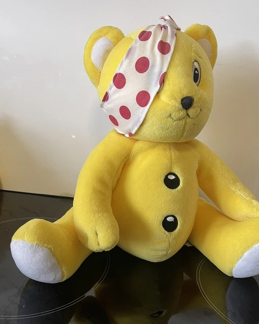 Pudsey Teddy Bear BBC Children in Need Bear With Eye Patch Plush Bear 26cm