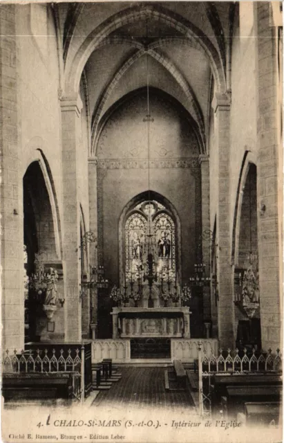 CPA AK CHALO-St-MARS - Intérieur de l'Église (385028)