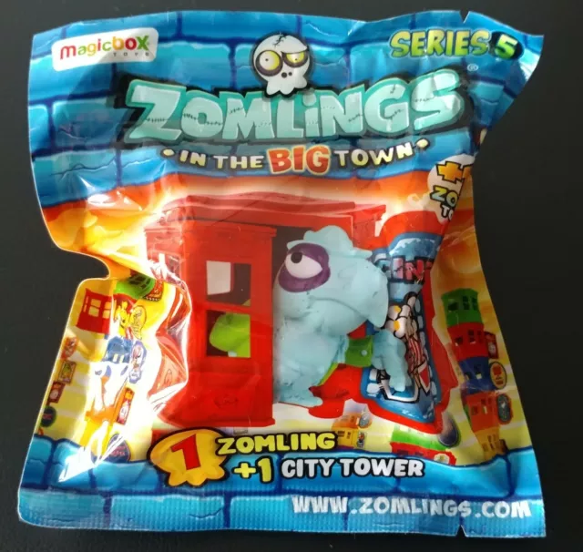 Paquetes Nuevos Zomlings Serie 5 (Cada Paquete 1 Zomling + 1 Torre)