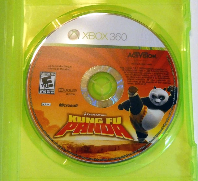 KUNG FU PANDA Microsoft Xbox 360 Video Game Disc Only In Very Good